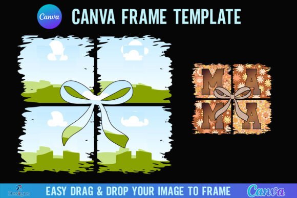 Brushstroke Mama Canva Coquette Bow: A Designer's Playful Asset