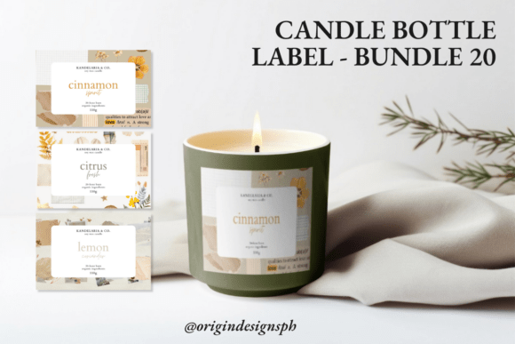 Canva Candle Label Template 20: Elevate Your Packaging