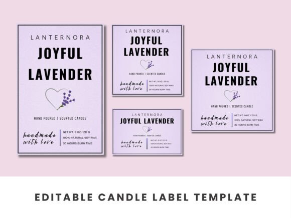 Canva Editable Candle Label Template: Design Like a Pro