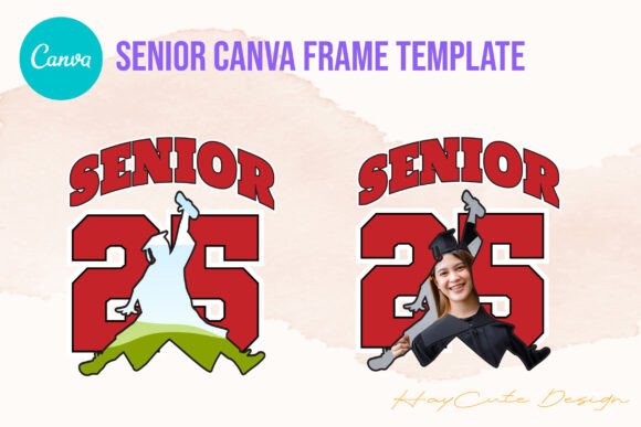 Celebrate Milestones with Senior Graduated Canva Frame Template