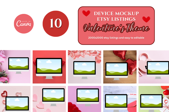 Computer Canva Mockup Template: Elevate Your Digital Listings