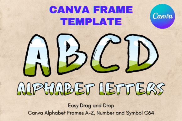 Designing Custom Letter Art with Canva Frames