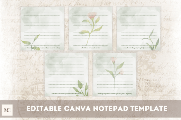 Editable Canva Notepads: Streamline Your Workflow