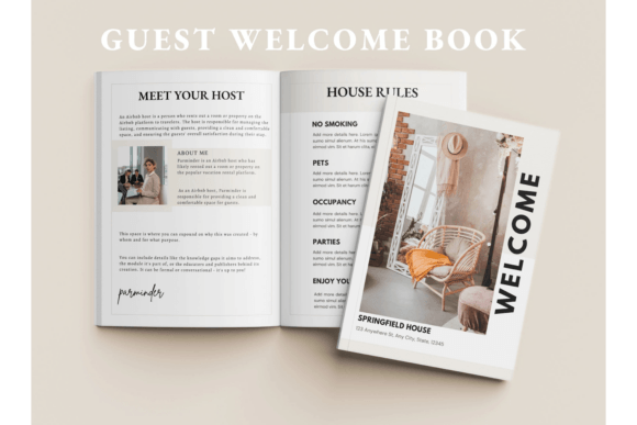 Elevate Your Space: The Ultimate Airbnb Welcome Book Template Canva
