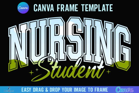 Nurse Canva Frame School Nursing Student