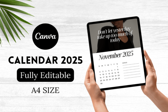 Organize Your 2025 with a Versatile Canva Calendar Template