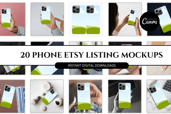 Phone Etsy Canva Mockup: Streamline Your Digital Shop