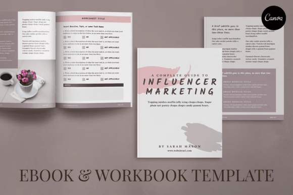 Rae Ebook Workbook Template Canva: Design a Pro Digital Guide