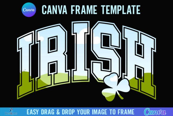 St Patricks Irish Canva Frame Varsity: A Bold Statement