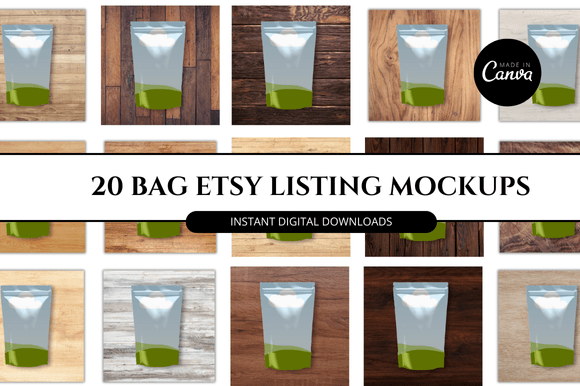 Transform Your Etsy Shop with Bag Etsy Canva Mockups